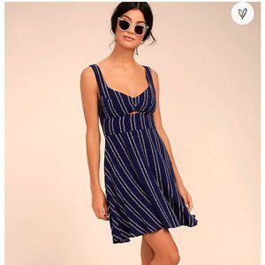 Lulus navy blue sundress